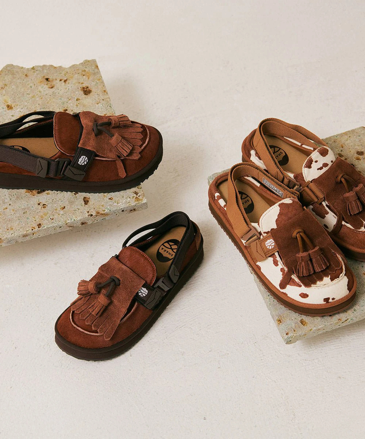 go slow caravan(ゴースローキャラバン) |SHAKA/シャカ MOC MULE TASSEL COWHAIR (WOMENS)