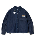 go slow caravan(ゴースローキャラバン) |【GSC別注】FREE RAGE/フリーレイジ 10oz DENIM CPOシャツ ‐One Year Later ver‐ (MENS)