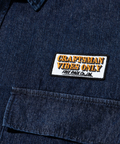 go slow caravan(ゴースローキャラバン) |【GSC別注】FREE RAGE/フリーレイジ 10oz DENIM CPOシャツ ‐One Year Later ver‐ (MENS)