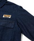 go slow caravan(ゴースローキャラバン) |【GSC別注】FREE RAGE/フリーレイジ 10oz DENIM CPOシャツ ‐One Year Later ver‐ (MENS)