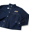 go slow caravan(ゴースローキャラバン) |【GSC別注】FREE RAGE/フリーレイジ 10oz DENIM CPOシャツ ‐One Year Later ver‐ (MENS)