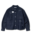 go slow caravan(ゴースローキャラバン) |【GSC別注】FREE RAGE/フリーレイジ 10oz DENIM CPOシャツ Play Work ver‐ (MENS)