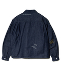 go slow caravan(ゴースローキャラバン) |【GSC別注】FREE RAGE/フリーレイジ 10oz DENIM CPOシャツ Play Work ver‐ (MENS)