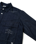 go slow caravan(ゴースローキャラバン) |【GSC別注】FREE RAGE/フリーレイジ 10oz DENIM CPOシャツ Play Work ver‐ (MENS)