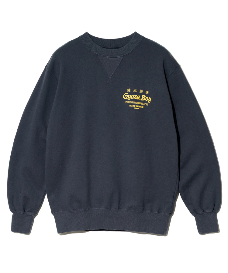 go slow caravan(ゴースローキャラバン) |FREE RAGE/フリーレイジ クラシッククルースウェット《Gyoza Boy vol.1》 (MENS)