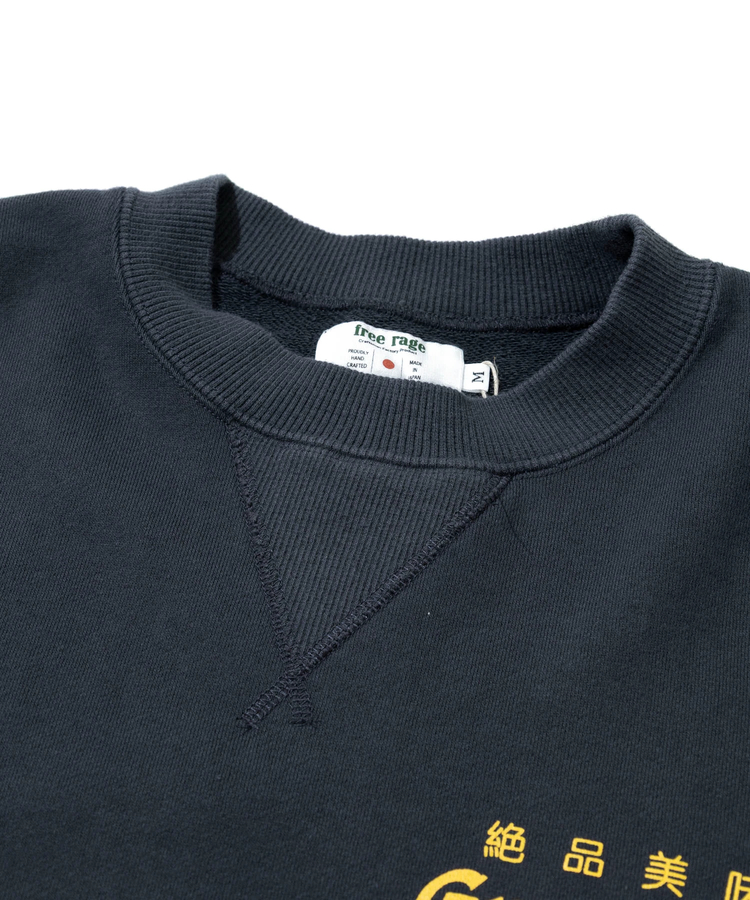 go slow caravan(ゴースローキャラバン) |FREE RAGE/フリーレイジ クラシッククルースウェット《Gyoza Boy vol.1》 (MENS)