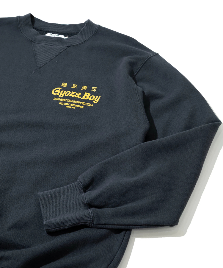 go slow caravan(ゴースローキャラバン) |FREE RAGE/フリーレイジ クラシッククルースウェット《Gyoza Boy vol.1》 (MENS)