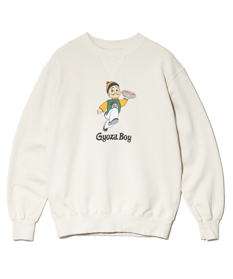 go slow caravan(ゴースローキャラバン) |FREE RAGE/フリーレイジ クラシッククルースウェット《Gyoza Boy vol.2》 (MENS)