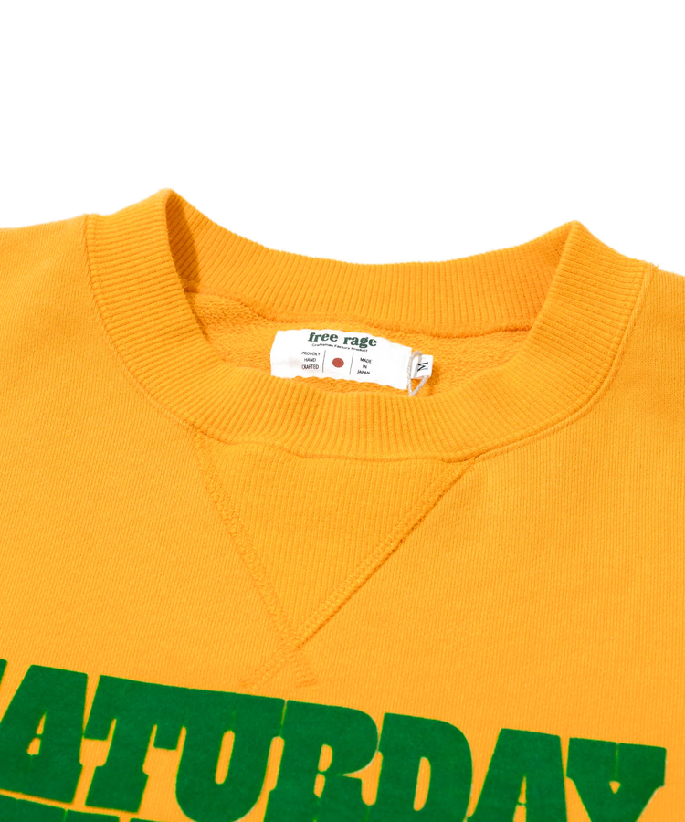 go slow caravan(ゴースローキャラバン) |FREE RAGE/フリーレイジ クラシッククルースウェット《WEEKEND》 (MENS)