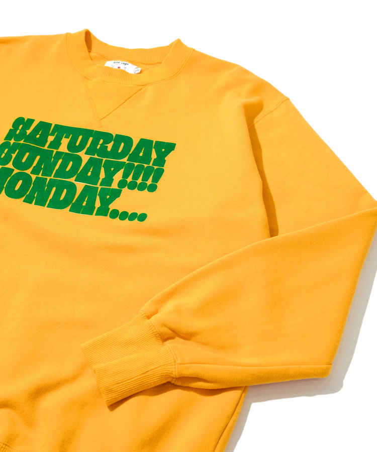 go slow caravan(ゴースローキャラバン) |FREE RAGE/フリーレイジ クラシッククルースウェット《WEEKEND》 (MENS)