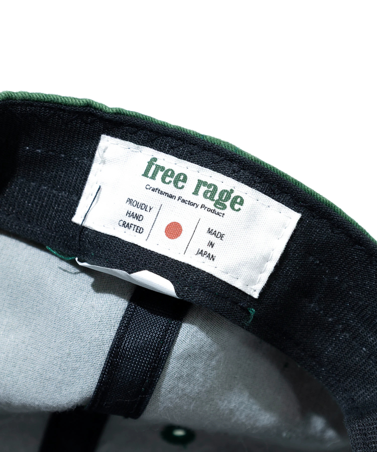 go slow caravan(ゴースローキャラバン) |FREE RAGE/フリーレイジ 6パネルキャップ - One Year Later ver -