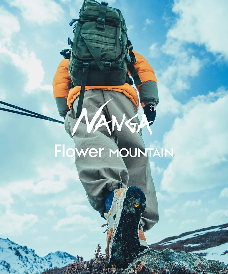 go slow caravan(ゴースローキャラバン) |FLOWER MOUNTAIN × NANGA フラワーマウンテン YAMANO3 (MENS/WOMENS)