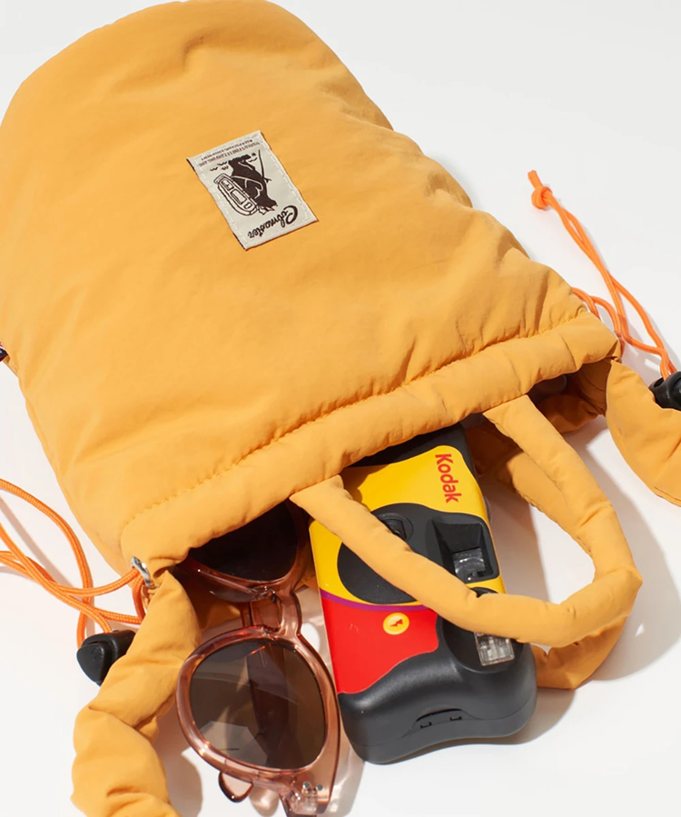 go slow caravan(ゴースローキャラバン) |COBMASTER/コブマスター PADDED-MUFFIN DRAWSTRING SHOULDER BAG