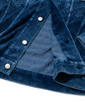 go slow caravan(ゴースローキャラバン) |GOOD ON/グッドオン KNIT CORDUROY G-JAN INDIGO SHAVE (MENS)