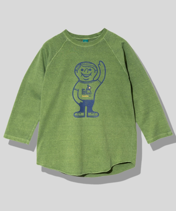 go slow caravan(ゴースローキャラバン) |【GSC別注】GOOD ON/グッドオン GOOD ON BOY x GSC BASEBALL TEE EX (MENS)