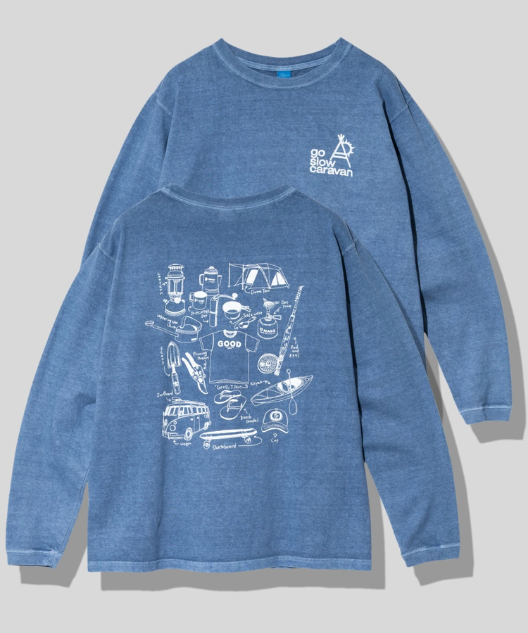 go slow caravan(ゴースローキャラバン) |【GSC別注】GOOD ON/グッドオン GOOD GEAR L/S CREW TEE EX (MENS)