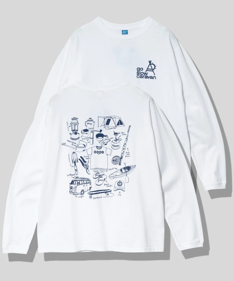 go slow caravan(ゴースローキャラバン) |【GSC別注】GOOD ON/グッドオン GOOD GEAR L/S CREW TEE EX (MENS)
