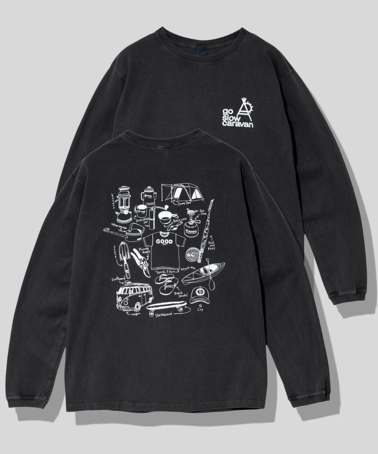 go slow caravan(ゴースローキャラバン) |【GSC別注】GOOD ON/グッドオン GOOD GEAR L/S CREW TEE EX (MENS)