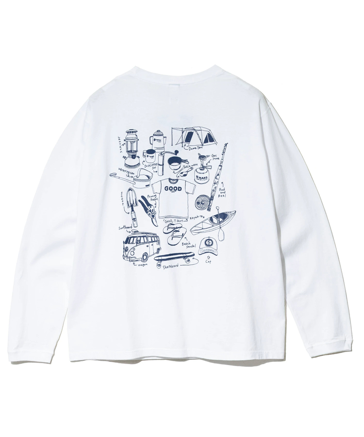 go slow caravan(ゴースローキャラバン) |【GSC別注】GOOD ON/グッドオン GOOD GEAR L/S CREW TEE EX (MENS)
