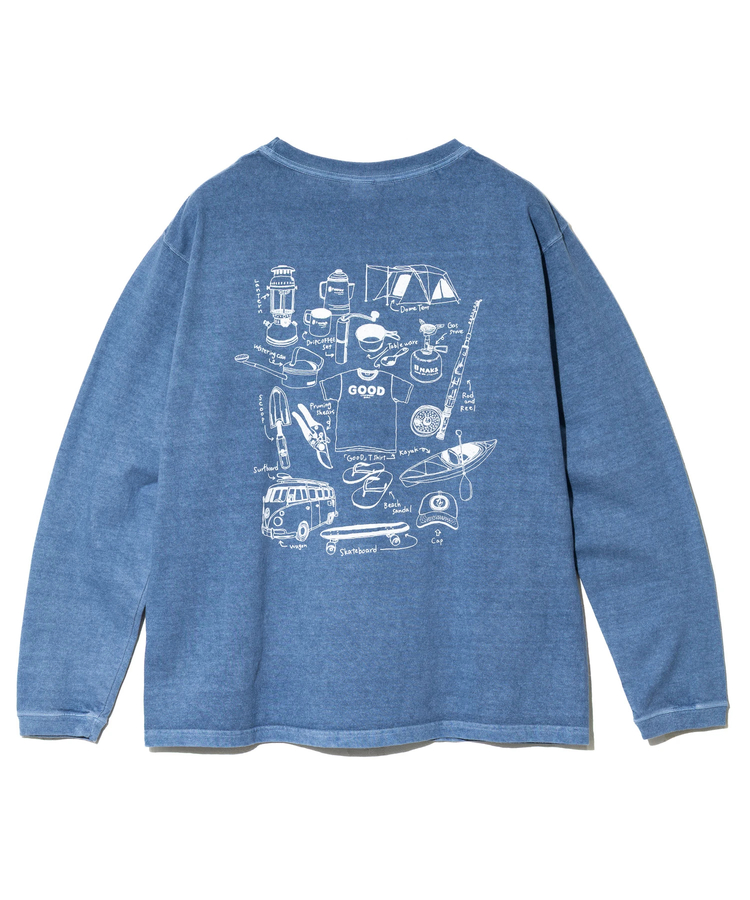 go slow caravan(ゴースローキャラバン) |【GSC別注】GOOD ON/グッドオン GOOD GEAR L/S CREW TEE EX (MENS)