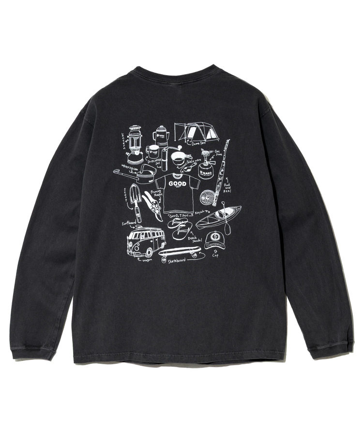go slow caravan(ゴースローキャラバン) |【GSC別注】GOOD ON/グッドオン GOOD GEAR L/S CREW TEE EX (MENS)