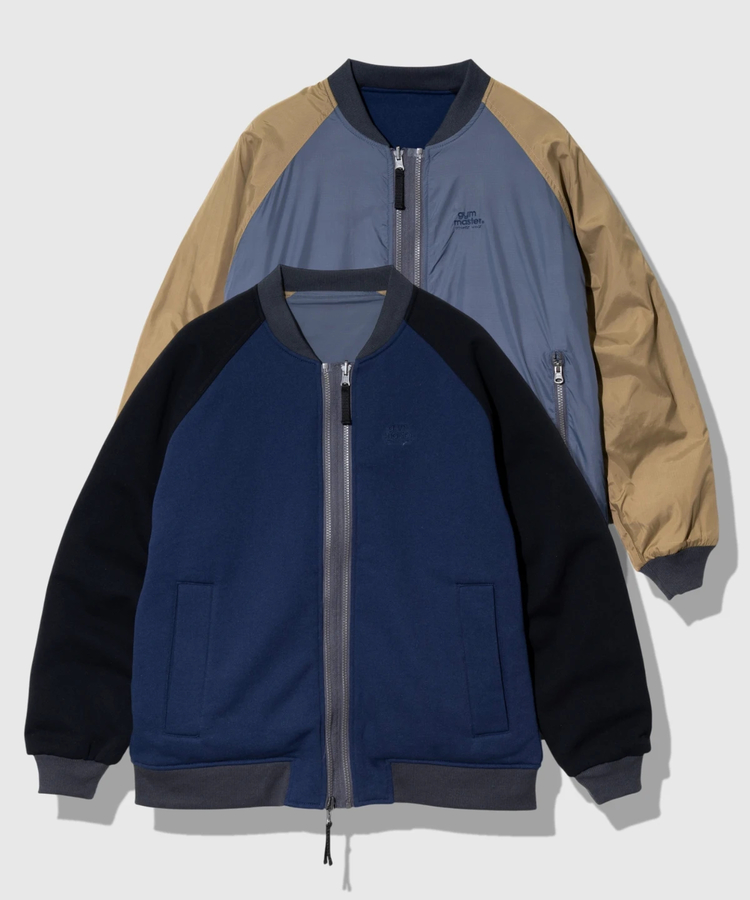go slow caravan(ゴースローキャラバン) |gym master/ジムマスター 12ozヘビー裏起毛スウェットRVダブルジップJKT (MENS)