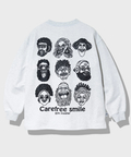 go slow caravan(ゴースローキャラバン) |gym master/ジムマスター 10.3oz carafree smile スウェットビッグTee (MENS)