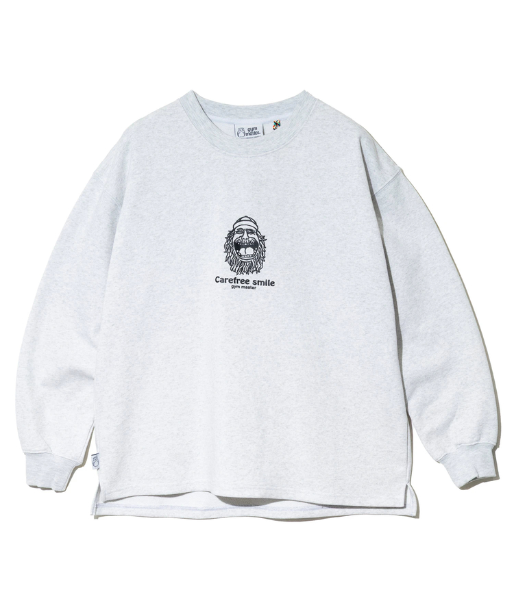 go slow caravan(ゴースローキャラバン) |gym master/ジムマスター 10.3oz carafree smile スウェットビッグTee (MENS)