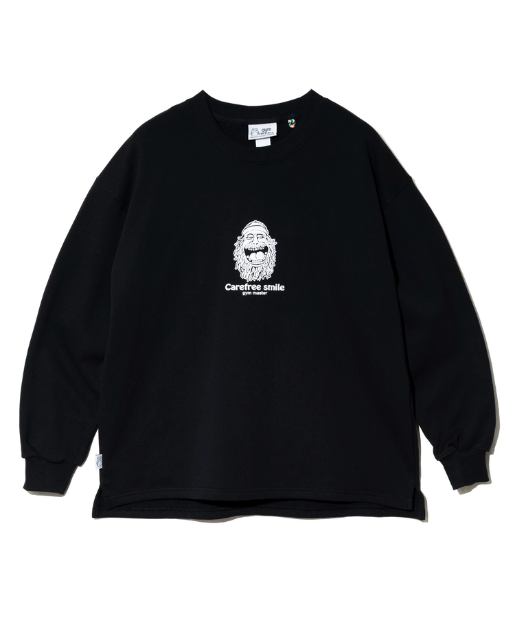 go slow caravan(ゴースローキャラバン) |gym master/ジムマスター 10.3oz carafree smile スウェットビッグTee (MENS)