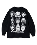 go slow caravan(ゴースローキャラバン) |gym master/ジムマスター 10.3oz carafree smile スウェットビッグTee (MENS)