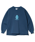 go slow caravan(ゴースローキャラバン) |gym master/ジムマスター 10.3oz carafree smile スウェットビッグTee (MENS)