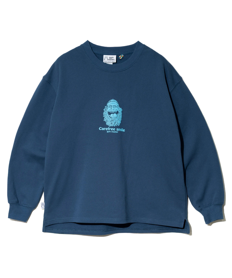 go slow caravan(ゴースローキャラバン) |gym master/ジムマスター 10.3oz carafree smile スウェットビッグTee (MENS)