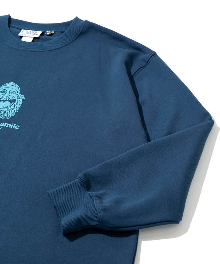 go slow caravan(ゴースローキャラバン) |gym master/ジムマスター 10.3oz carafree smile スウェットビッグTee (MENS)