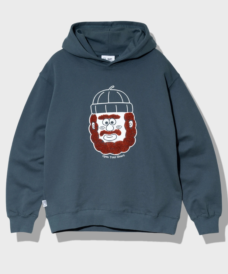 go slow caravan(ゴースローキャラバン) |gym master/ジムマスター 10.3oz open your heart スウェットプルパーカー (MENS)