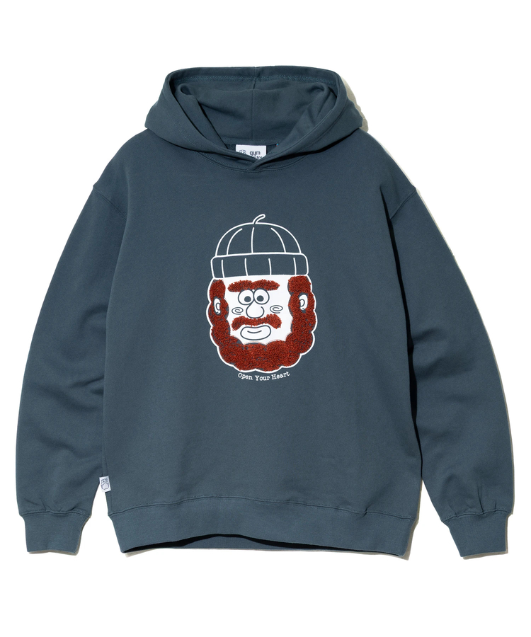 go slow caravan(ゴースローキャラバン) |gym master/ジムマスター 10.3oz open your heart スウェットプルパーカー (MENS)