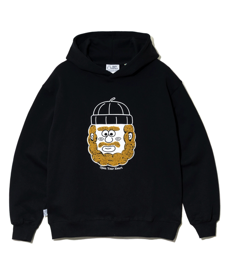 go slow caravan(ゴースローキャラバン) |gym master/ジムマスター 10.3oz open your heart スウェットプルパーカー (MENS)
