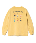 go slow caravan(ゴースローキャラバン) |gym master/ジムマスター 9.4oz ピグメント レスラースウェットシャツ (MENS)