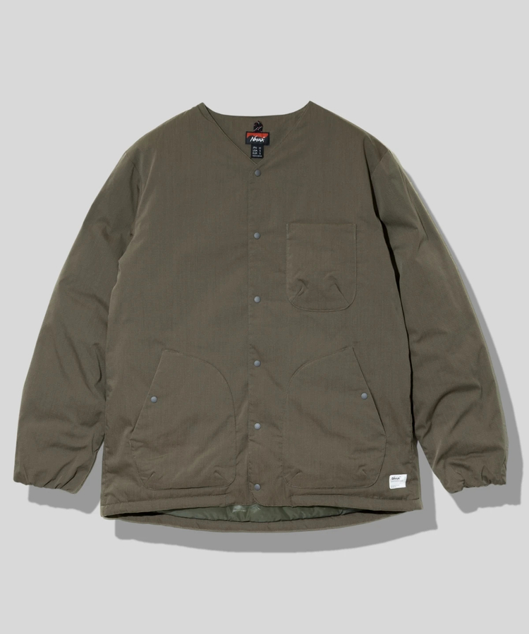 go slow caravan(ゴースローキャラバン) |NANGA/ナンガ HINOC RIPSTOP INNER DOWN CARDIGAN (MENS)