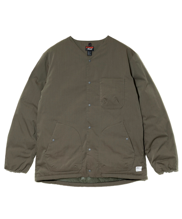 go slow caravan(ゴースローキャラバン) |NANGA/ナンガ HINOC RIPSTOP INNER DOWN CARDIGAN (MENS)