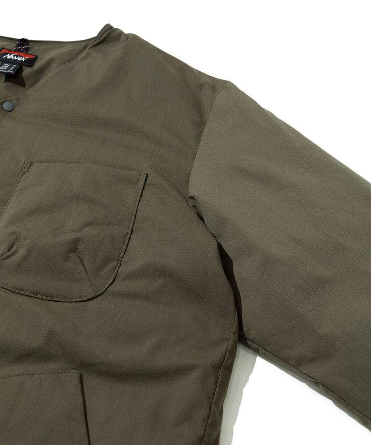 go slow caravan(ゴースローキャラバン) |NANGA/ナンガ HINOC RIPSTOP INNER DOWN CARDIGAN (MENS)