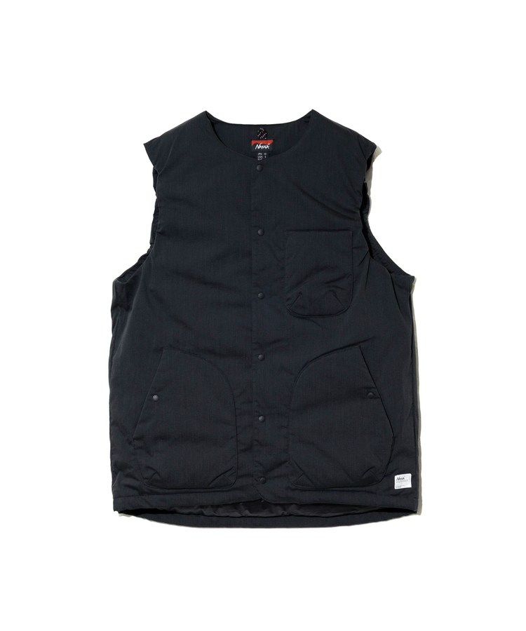 go slow caravan(ゴースローキャラバン) |NANGA/ナンガ HINOC RIPSTOP INNER DOWN VEST (MENS)
