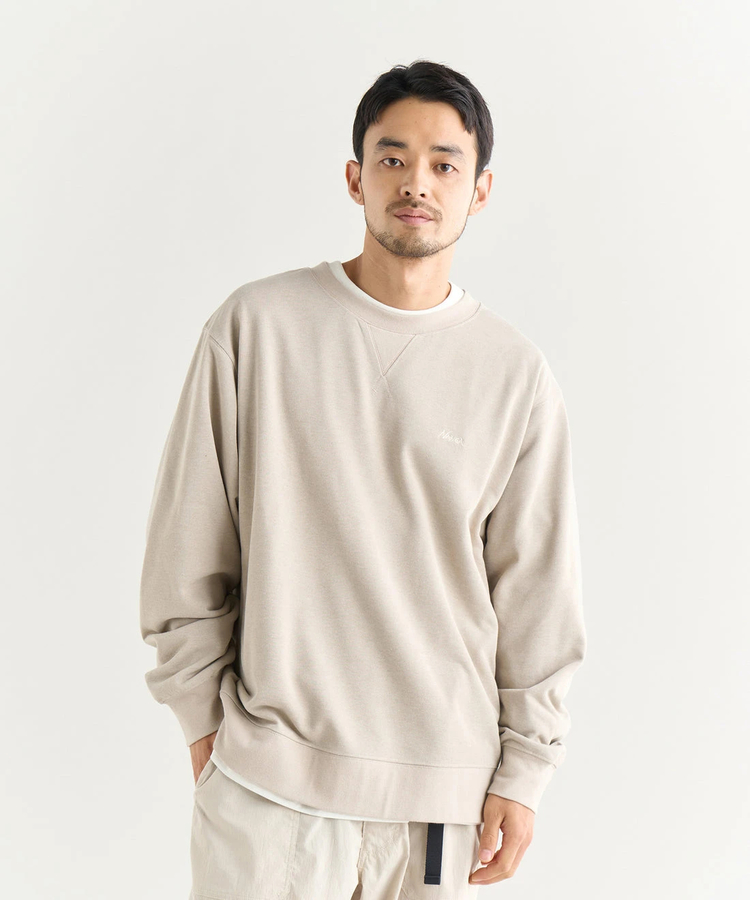 go slow caravan(ゴースローキャラバン) |NANGA/ナンガ DRY MIX TERRY CREW SWEAT (MENS)
