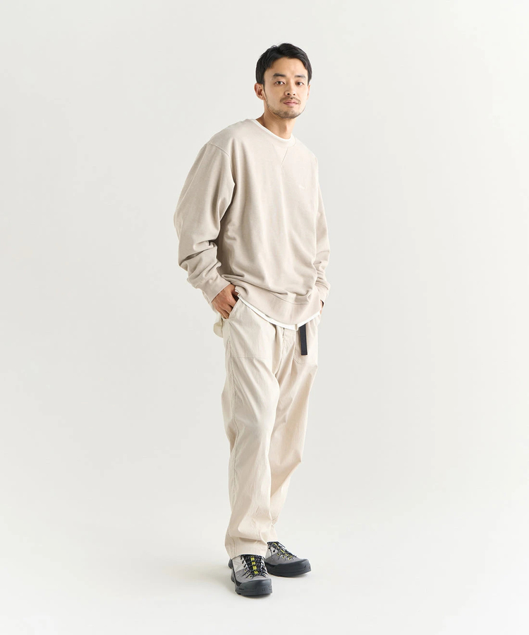 go slow caravan(ゴースローキャラバン) |NANGA/ナンガ DRY MIX TERRY CREW SWEAT (MENS)