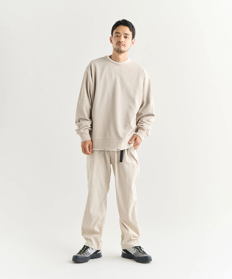 go slow caravan(ゴースローキャラバン) |NANGA/ナンガ DRY MIX TERRY CREW SWEAT (MENS)