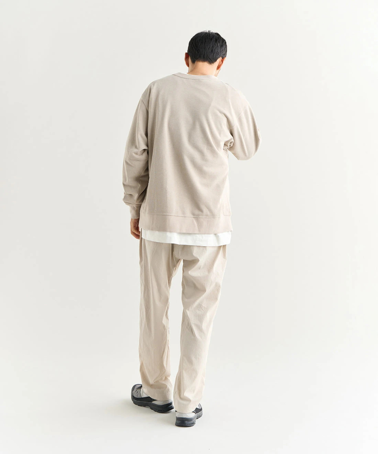 go slow caravan(ゴースローキャラバン) |NANGA/ナンガ DRY MIX TERRY CREW SWEAT (MENS)