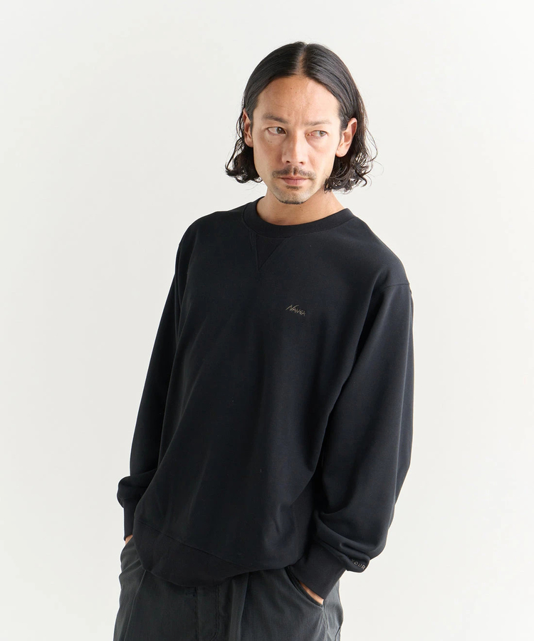 go slow caravan(ゴースローキャラバン) |NANGA/ナンガ DRY MIX TERRY CREW SWEAT (MENS)