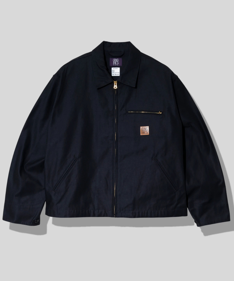 go slow caravan(ゴースローキャラバン) |GUNG HO/ガンホー BACK SATIN WORK JACKET (MENS)