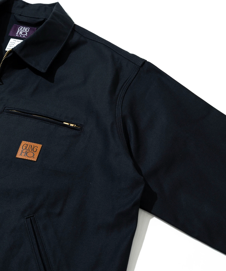 go slow caravan(ゴースローキャラバン) |GUNG HO/ガンホー BACK SATIN WORK JACKET (MENS)
