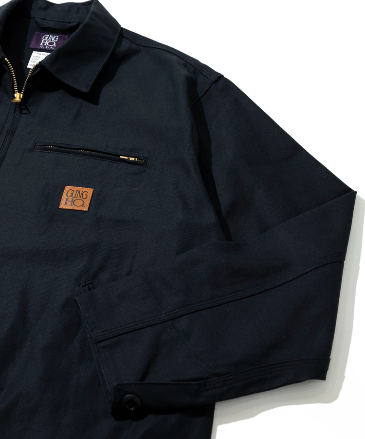 go slow caravan(ゴースローキャラバン) |GUNG HO/ガンホー BACK SATIN WORK JACKET (MENS)