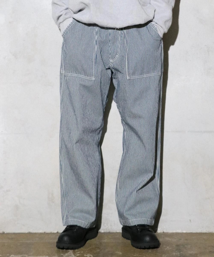 go slow caravan(ゴースローキャラバン) |GUNG HO/ガンホー HICKORY 4POCKETS WIDE FATIGUE TROUSER (MENS)